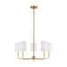 Myhouse Lighting Visual Comfort Studio - 3109305EN-848 - LED Chandelier - Foxdale - Satin Brass