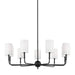 Myhouse Lighting Visual Comfort Studio - 3109309-112 - Nine Light Chandelier - Foxdale - Midnight Black