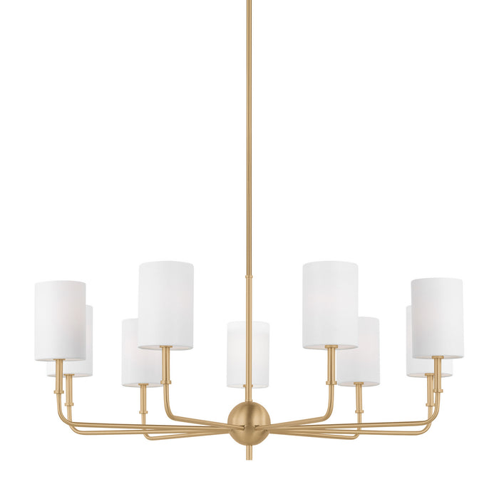 Myhouse Lighting Visual Comfort Studio - 3109309EN-848 - LED Chandelier - Foxdale - Satin Brass