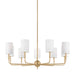 Myhouse Lighting Visual Comfort Studio - 3109309EN-848 - LED Chandelier - Foxdale - Satin Brass