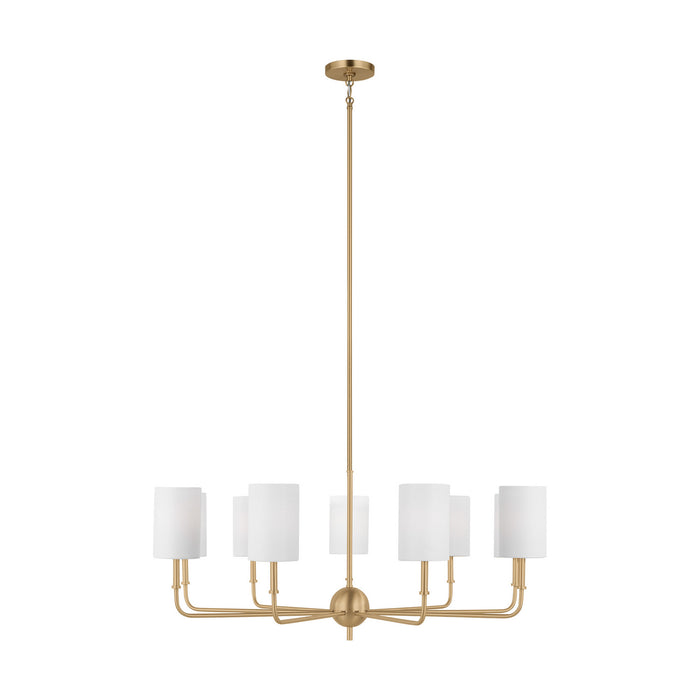 Myhouse Lighting Visual Comfort Studio - 3109309EN-848 - LED Chandelier - Foxdale - Satin Brass