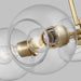 Myhouse Lighting Visual Comfort Studio - 3155705-848 - Five Light Chandelier - Codyn - Satin Brass