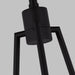 Myhouse Lighting Visual Comfort Studio - 3161603-112 - Three Light Chandelier - Clybourn - Midnight Black