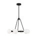 Myhouse Lighting Visual Comfort Studio - 3161606-112 - Six Light Chandelier - Clybourn - Midnight Black