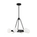 Myhouse Lighting Visual Comfort Studio - 3161606-112 - Six Light Chandelier - Clybourn - Midnight Black