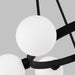 Myhouse Lighting Visual Comfort Studio - 3161606-112 - Six Light Chandelier - Clybourn - Midnight Black