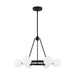 Myhouse Lighting Visual Comfort Studio - 3161606-112 - Six Light Chandelier - Clybourn - Midnight Black