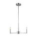 Myhouse Lighting Visual Comfort Studio - 3164203-05 - Three Light Chandelier - Fullton - Chrome