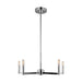 Myhouse Lighting Visual Comfort Studio - 3164205-05 - Five Light Chandelier - Fullton - Chrome