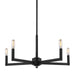 Myhouse Lighting Visual Comfort Studio - 3164205-112 - Five Light Chandelier - Fullton - Midnight Black