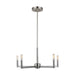 Myhouse Lighting Visual Comfort Studio - 3164205-962 - Five Light Chandelier - Fullton - Brushed Nickel