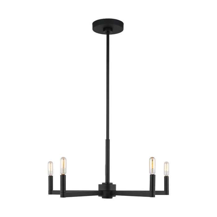 Myhouse Lighting Visual Comfort Studio - 3164205EN-112 - LED Chandelier - Fullton - Midnight Black