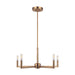 Myhouse Lighting Visual Comfort Studio - 3164205EN-848 - LED Chandelier - Fullton - Satin Brass