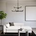 Myhouse Lighting Visual Comfort Studio - 3164209-112 - Nine Light Chandelier - Fullton - Midnight Black