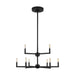 Myhouse Lighting Visual Comfort Studio - 3164209-112 - Nine Light Chandelier - Fullton - Midnight Black