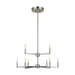 Myhouse Lighting Visual Comfort Studio - 3164209-962 - Nine Light Chandelier - Fullton - Brushed Nickel