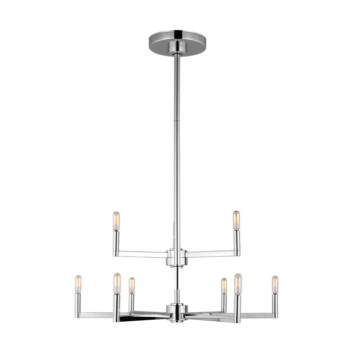 Myhouse Lighting Visual Comfort Studio - 3164209EN-05 - LED Chandelier - Fullton - Chrome