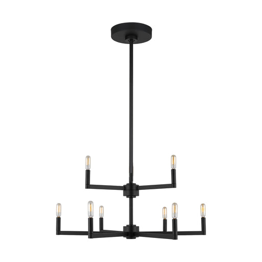 Myhouse Lighting Visual Comfort Studio - 3164209EN-112 - LED Chandelier - Fullton - Midnight Black