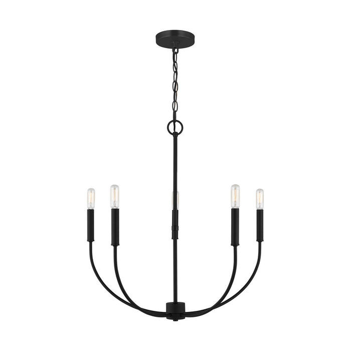 Myhouse Lighting Visual Comfort Studio - 3167105EN-112 - LED Chandelier - Greenwich - Midnight Black