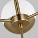 Myhouse Lighting Visual Comfort Studio - 3168103-848 - Three Light Chandelier - Alvin - Satin Brass