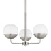 Myhouse Lighting Visual Comfort Studio - 3168103-962 - Three Light Chandelier - Alvin - Brushed Nickel