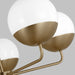 Myhouse Lighting Visual Comfort Studio - 3168105-848 - Five Light Chandelier - Alvin - Satin Brass