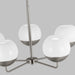 Myhouse Lighting Visual Comfort Studio - 3168105-962 - Five Light Chandelier - Alvin - Brushed Nickel