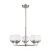 Myhouse Lighting Visual Comfort Studio - 3168105-962 - Five Light Chandelier - Alvin - Brushed Nickel