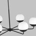 Myhouse Lighting Visual Comfort Studio - 3168106-112 - Six Light Chandelier - Alvin - Midnight Black