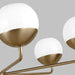 Myhouse Lighting Visual Comfort Studio - 3168106-848 - Six Light Chandelier - Alvin - Satin Brass