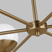 Myhouse Lighting Visual Comfort Studio - 3168106-848 - Six Light Chandelier - Alvin - Satin Brass