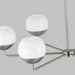 Myhouse Lighting Visual Comfort Studio - 3168106-962 - Six Light Chandelier - Alvin - Brushed Nickel