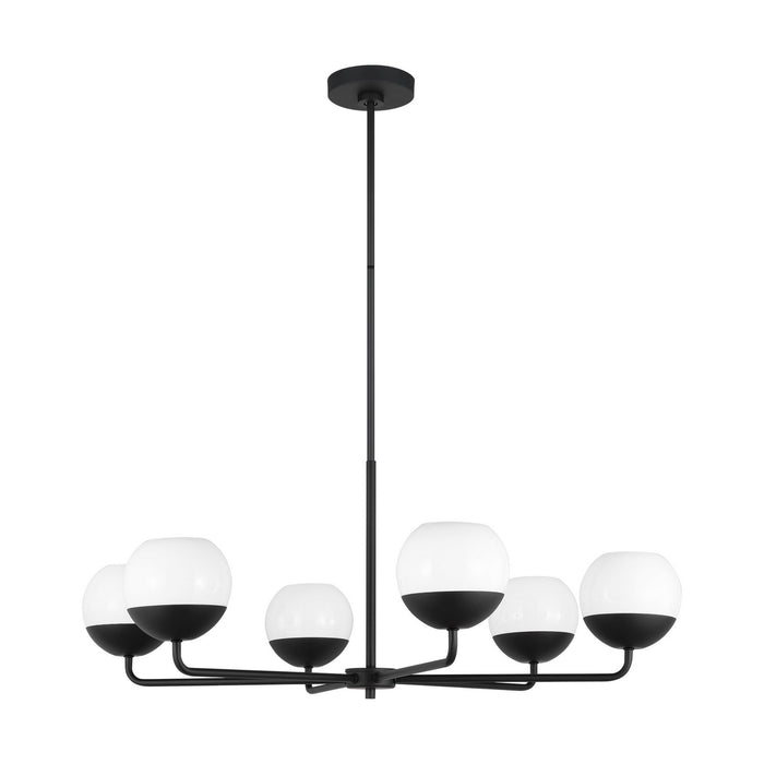 Myhouse Lighting Visual Comfort Studio - 3168106EN3-112 - LED Chandelier - Alvin - Midnight Black