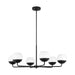 Myhouse Lighting Visual Comfort Studio - 3168106EN3-112 - LED Chandelier - Alvin - Midnight Black