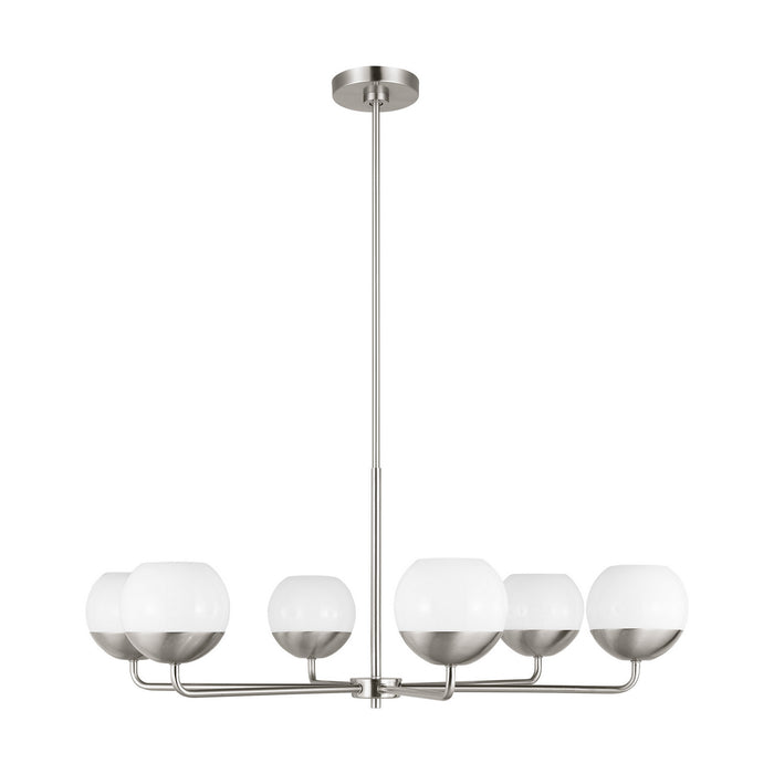 Myhouse Lighting Visual Comfort Studio - 3168106EN3-962 - LED Chandelier - Alvin - Brushed Nickel