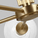 Myhouse Lighting Visual Comfort Studio - 3255705-848 - Five Light Chandelier - Codyn - Satin Brass