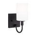 Myhouse Lighting Visual Comfort Studio - 4157101-112 - One Light Bath Vanity - Oak Moore - Midnight Black