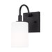 Myhouse Lighting Visual Comfort Studio - 4157101-112 - One Light Bath Vanity - Oak Moore - Midnight Black