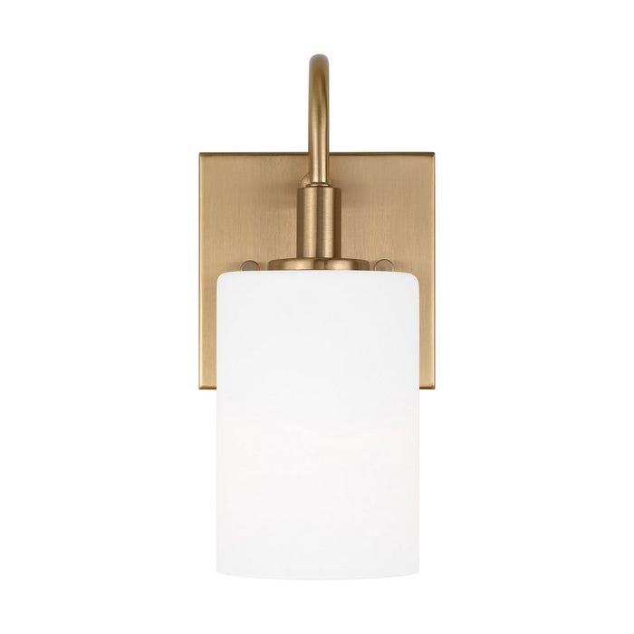 Myhouse Lighting Visual Comfort Studio - 4157101-848 - One Light Bath Vanity - Oak Moore - Satin Brass