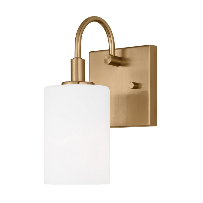 Myhouse Lighting Visual Comfort Studio - 4157101-848 - One Light Bath Vanity - Oak Moore - Satin Brass