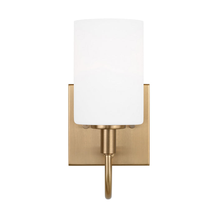 Myhouse Lighting Visual Comfort Studio - 4157101-848 - One Light Bath Vanity - Oak Moore - Satin Brass