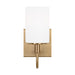 Myhouse Lighting Visual Comfort Studio - 4157101-848 - One Light Bath Vanity - Oak Moore - Satin Brass