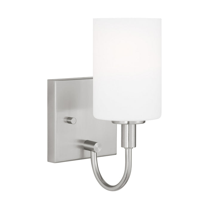 Myhouse Lighting Visual Comfort Studio - 4157101-962 - One Light Bath Vanity - Oak Moore - Brushed Nickel