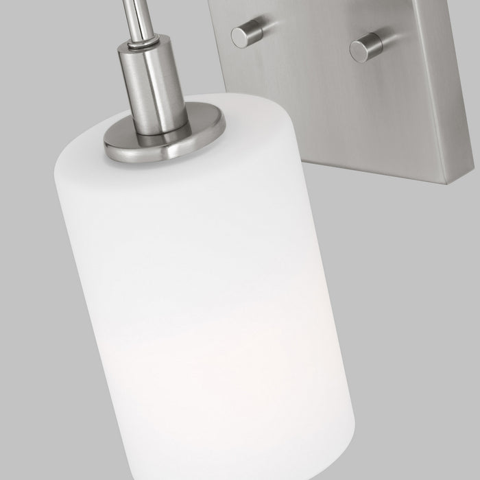 Myhouse Lighting Visual Comfort Studio - 4157101-962 - One Light Bath Vanity - Oak Moore - Brushed Nickel