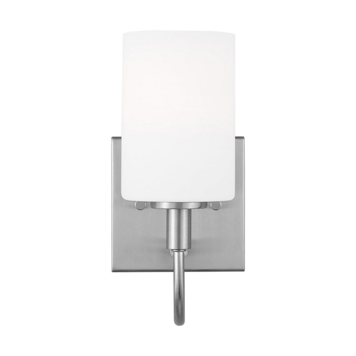 Myhouse Lighting Visual Comfort Studio - 4157101-962 - One Light Bath Vanity - Oak Moore - Brushed Nickel