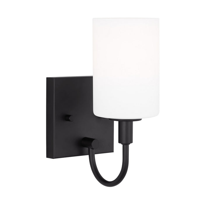 Myhouse Lighting Visual Comfort Studio - 4157101EN3-112 - LED Bath Wall Sconce - Oak Moore - Midnight Black