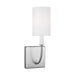 Myhouse Lighting Visual Comfort Studio - 4167101-962 - One Light Bath Vanity - Greenwich - Brushed Nickel