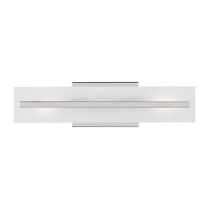Myhouse Lighting Visual Comfort Studio - 4454302-05 - Two Light Bath Vanity - Dex - Chrome