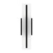 Myhouse Lighting Visual Comfort Studio - 4454302-112 - Two Light Bath Vanity - Dex - Midnight Black