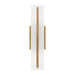 Myhouse Lighting Visual Comfort Studio - 4454302-848 - Two Light Bath Vanity - Dex - Satin Brass